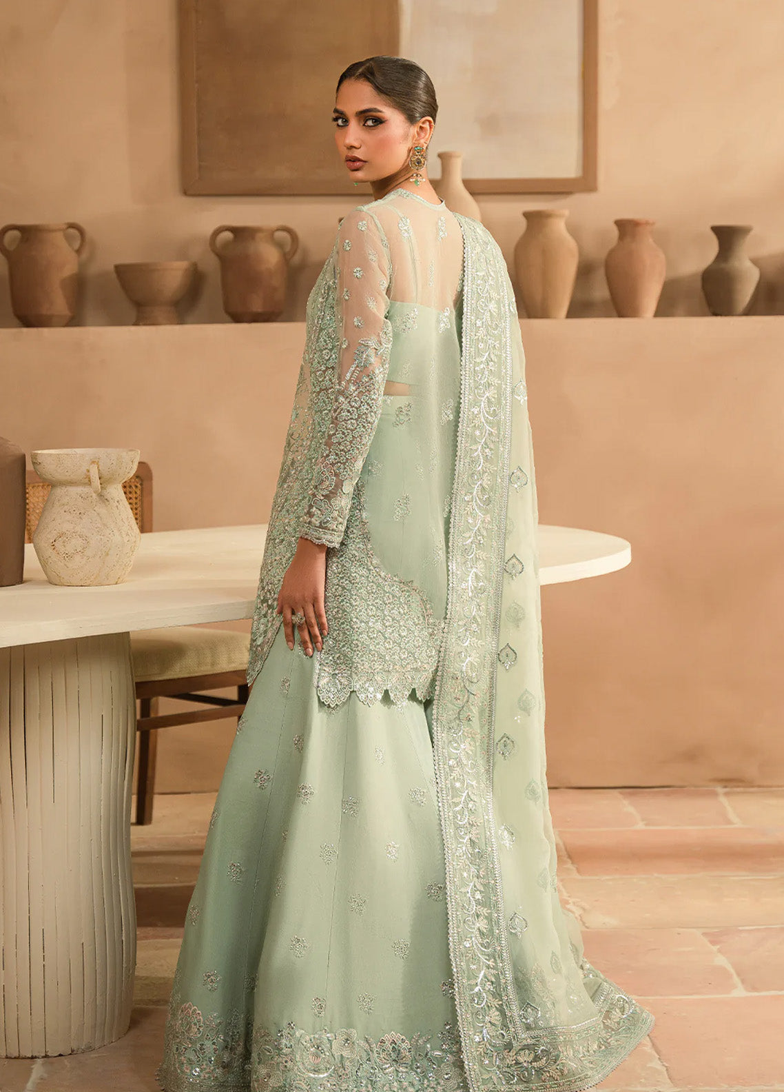 Ayzel By Afrozeh Panache Embroidered Organza 3 Piece Unstitched Suit AF24PF D-07 ILLIANA Ayzel By Afrozeh Panache Embroidered Organza 3 Piece Unstitched Suit AF24PF D-07 ILLIANA