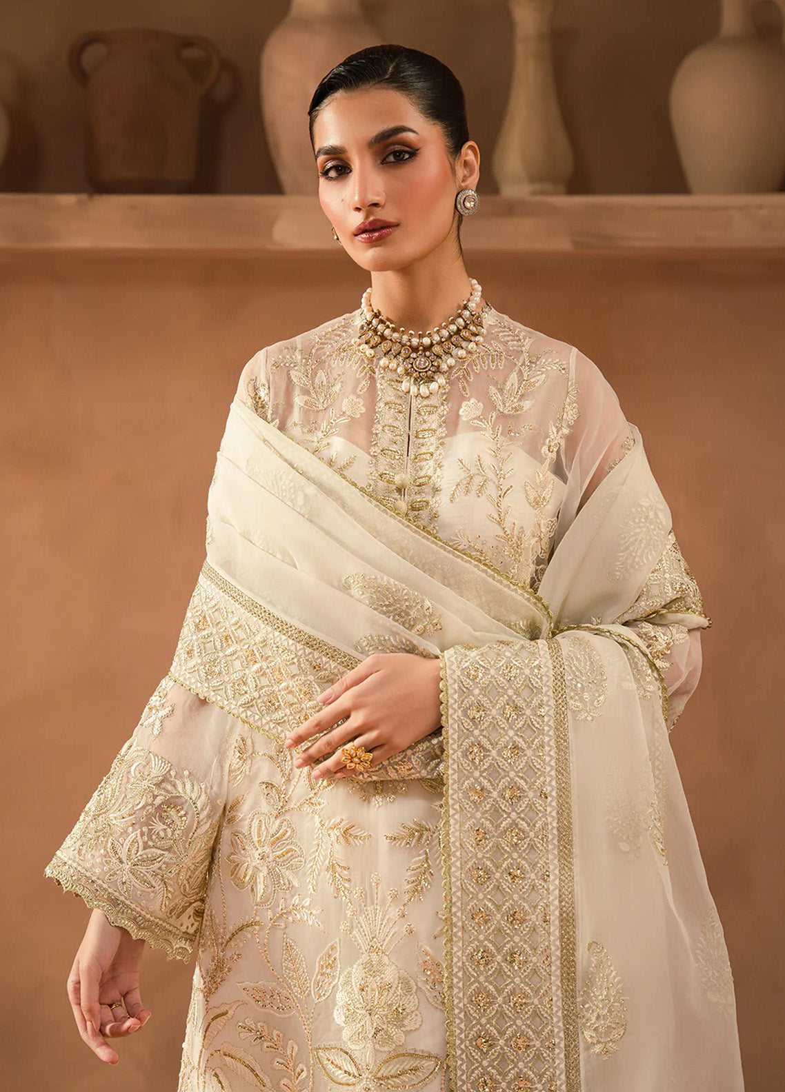 Ayzel By Afrozeh Panache Embroidered Organza 3 Piece Unstitched Suit AF24PF D-09 ESFIR Ayzel By Afrozeh Panache Embroidered Organza 3 Piece Unstitched Suit AF24PF D-09 ESFIR