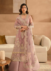 Ayzel By Afrozeh Panache Embroidered Organza 3 Piece Unstitched Suit AF24PF D-10 MAURA