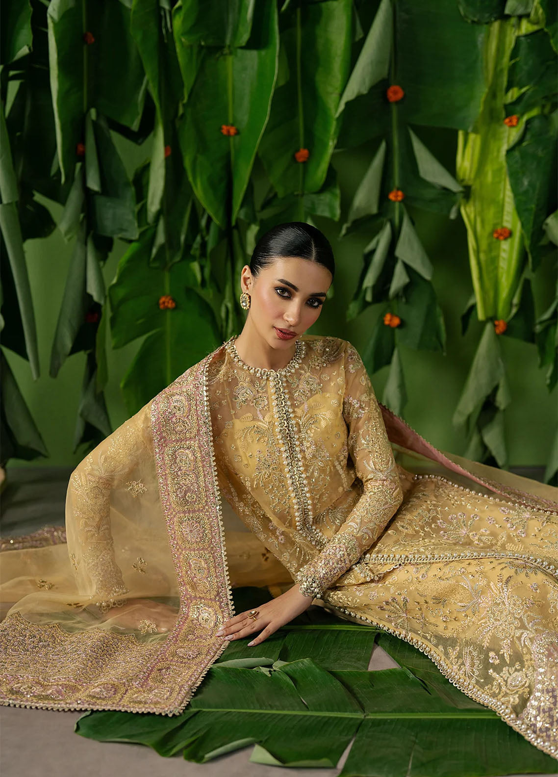 Ayzel By Afrozeh Pehli Nazar Embroidered Organza 3 Piece Unstitched Suit AF25APNF D-03 CHAHAT Ayzel By Afrozeh Pehli Nazar Embroidered Organza 3 Piece Unstitched Suit AF25APNF D-03 CHAHAT