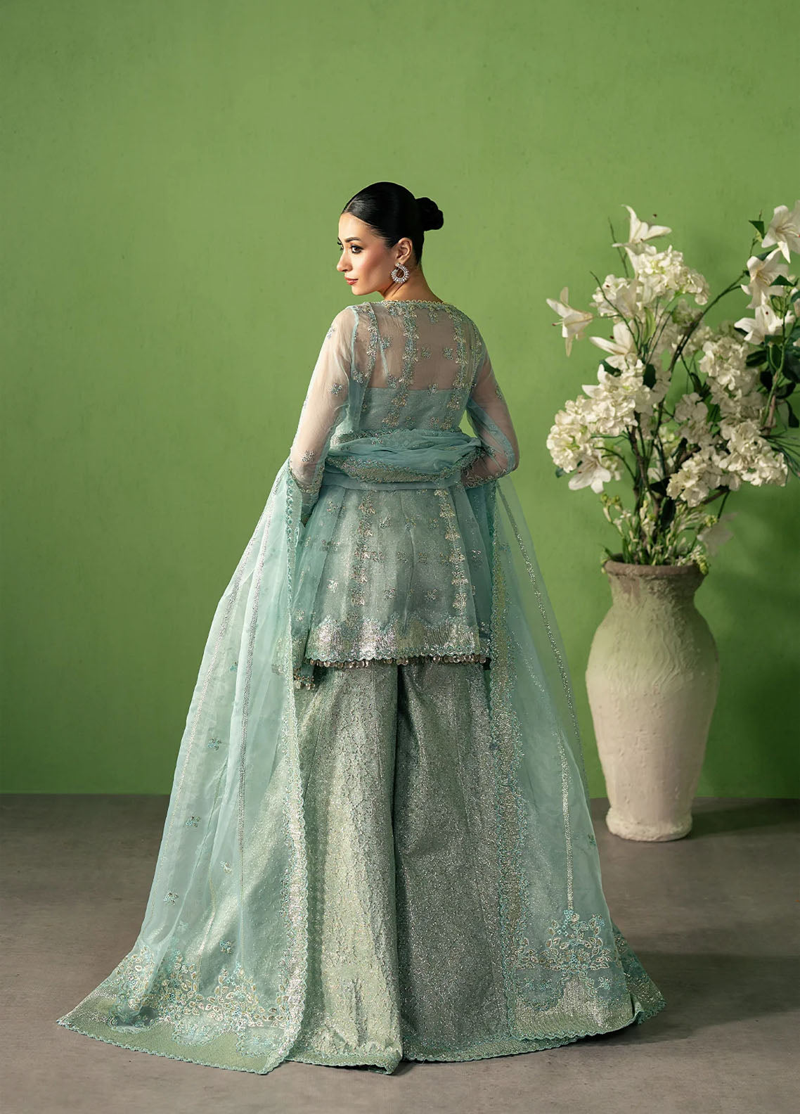 Ayzel By Afrozeh Pehli Nazar Embroidered Organza 3 Piece Unstitched Suit AF25APNF D-04 ZARBAAF Ayzel By Afrozeh Pehli Nazar Embroidered Organza 3 Piece Unstitched Suit AF25APNF D-04 ZARBAAF