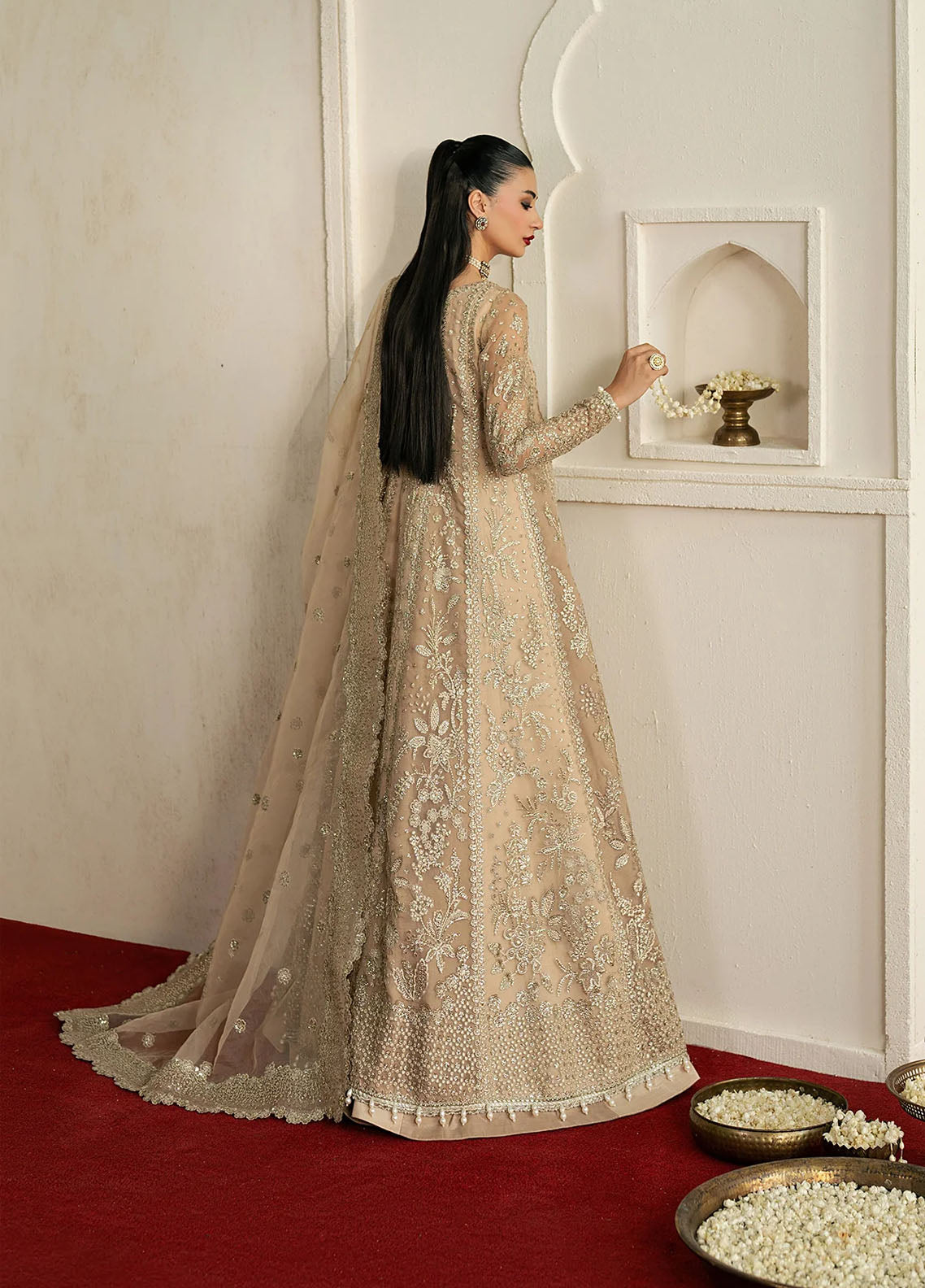 Ayzel By Afrozeh Pehli Nazar Embroidered Organza 3 Piece Unstitched Suit AF25APNF D-06 MEHEKTI Ayzel By Afrozeh Pehli Nazar Embroidered Organza 3 Piece Unstitched Suit AF25APNF D-06 MEHEKTI