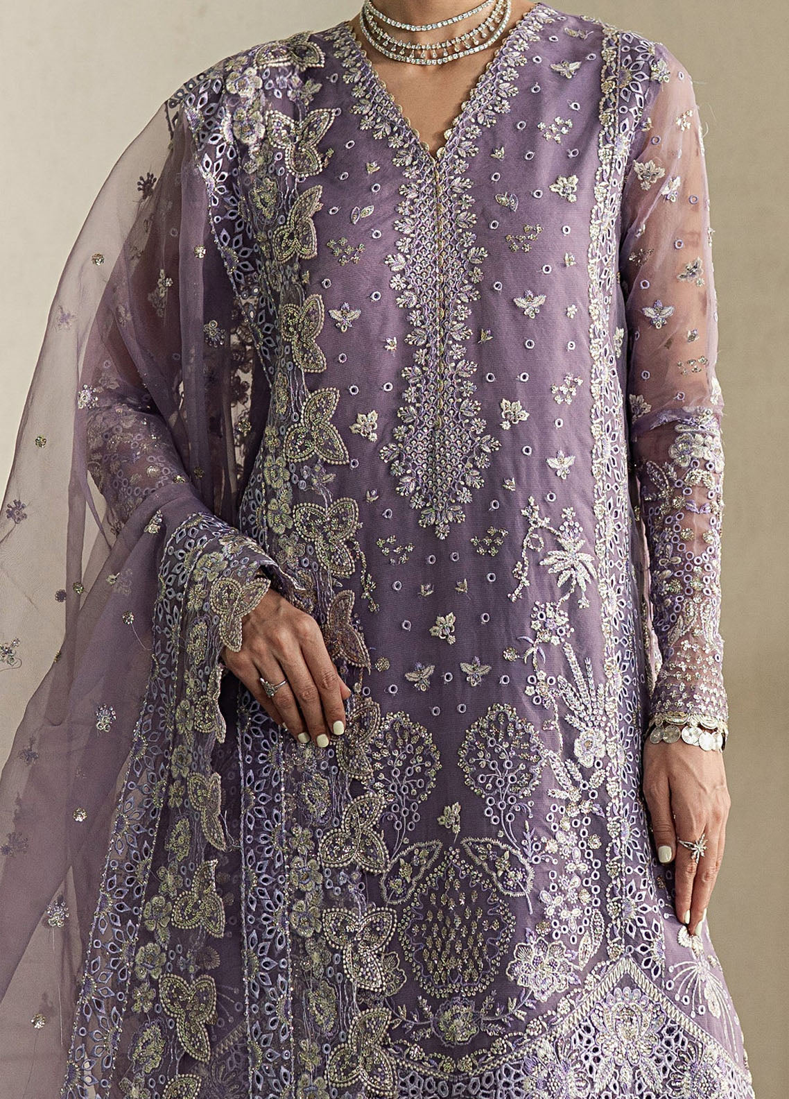 Ayzel By Afrozeh Pehli Nazar Embroidered Organza 3 Piece Unstitched Suit AF25APNF D-07 AFSANA Ayzel By Afrozeh Pehli Nazar Embroidered Organza 3 Piece Unstitched Suit AF25APNF D-07 AFSANA