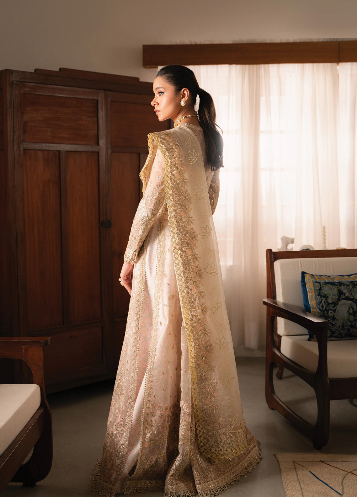 Ayzel By Afrozeh Solene Embroidered Organza 3 Piece Unstitched Suit AF24SF D-05 LINNEA Ayzel By Afrozeh Solene Embroidered Organza 3 Piece Unstitched Suit AF24SF D-05 LINNEA