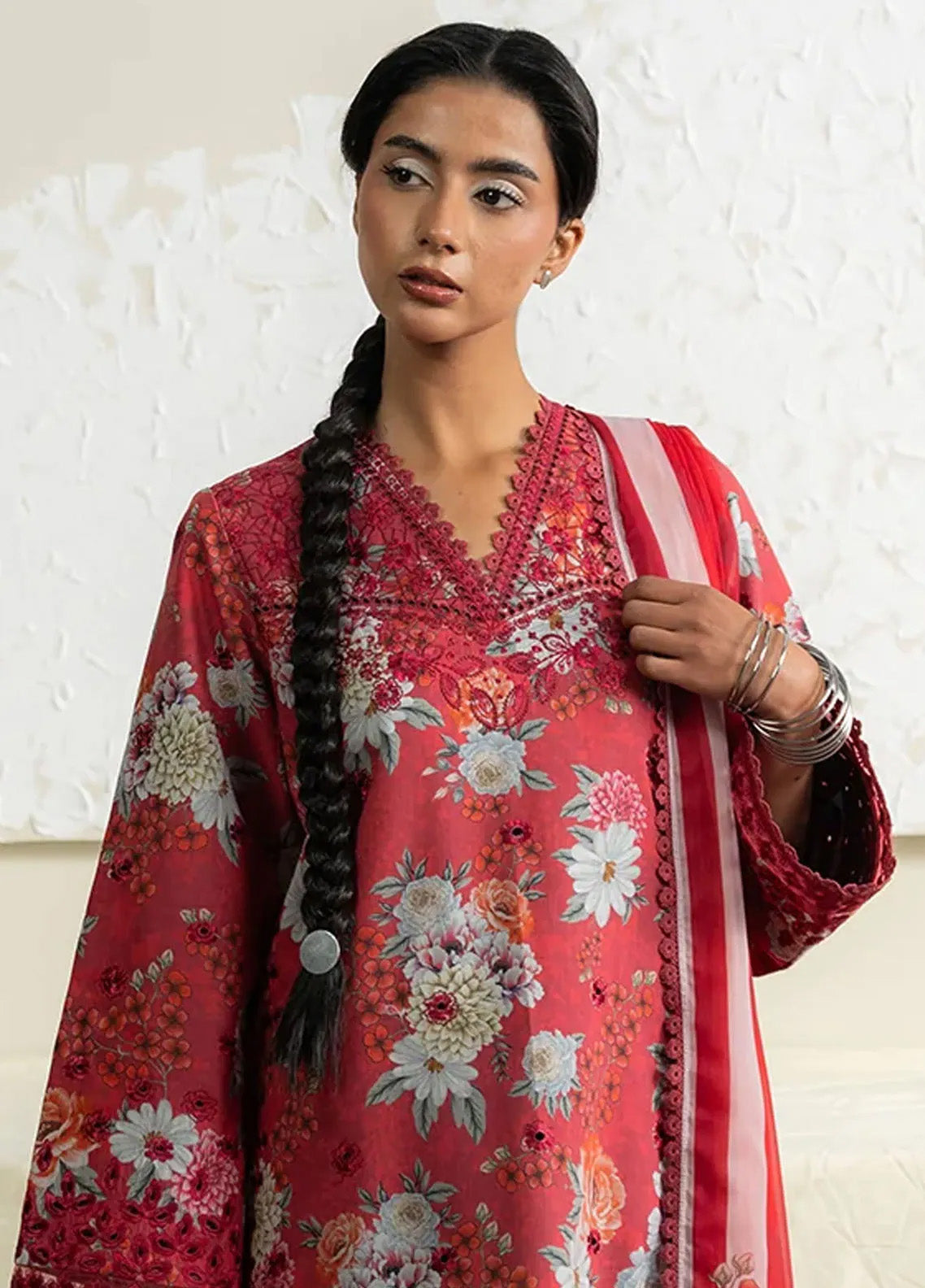 Ayzel By Afrozeh The Bare Minimum Core Embroidered Lawn 3 Piece Unstitched Suit AF24ABMV1 D-07 HONEY ROSE Ayzel By Afrozeh The Bare Minimum Core Embroidered Lawn 3 Piece Unstitched Suit AF24ABMV1 D-07 HONEY ROSE