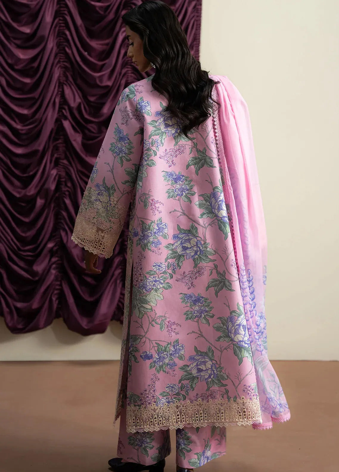 Ayzel By Afrozeh The Bare Minimum Core Embroidered Lawn 3 Piece Unstitched Suit AF24ABMV1 D-12 SKY FLORA Ayzel By Afrozeh The Bare Minimum Core Embroidered Lawn 3 Piece Unstitched Suit AF24ABMV1 D-12 SKY FLORA