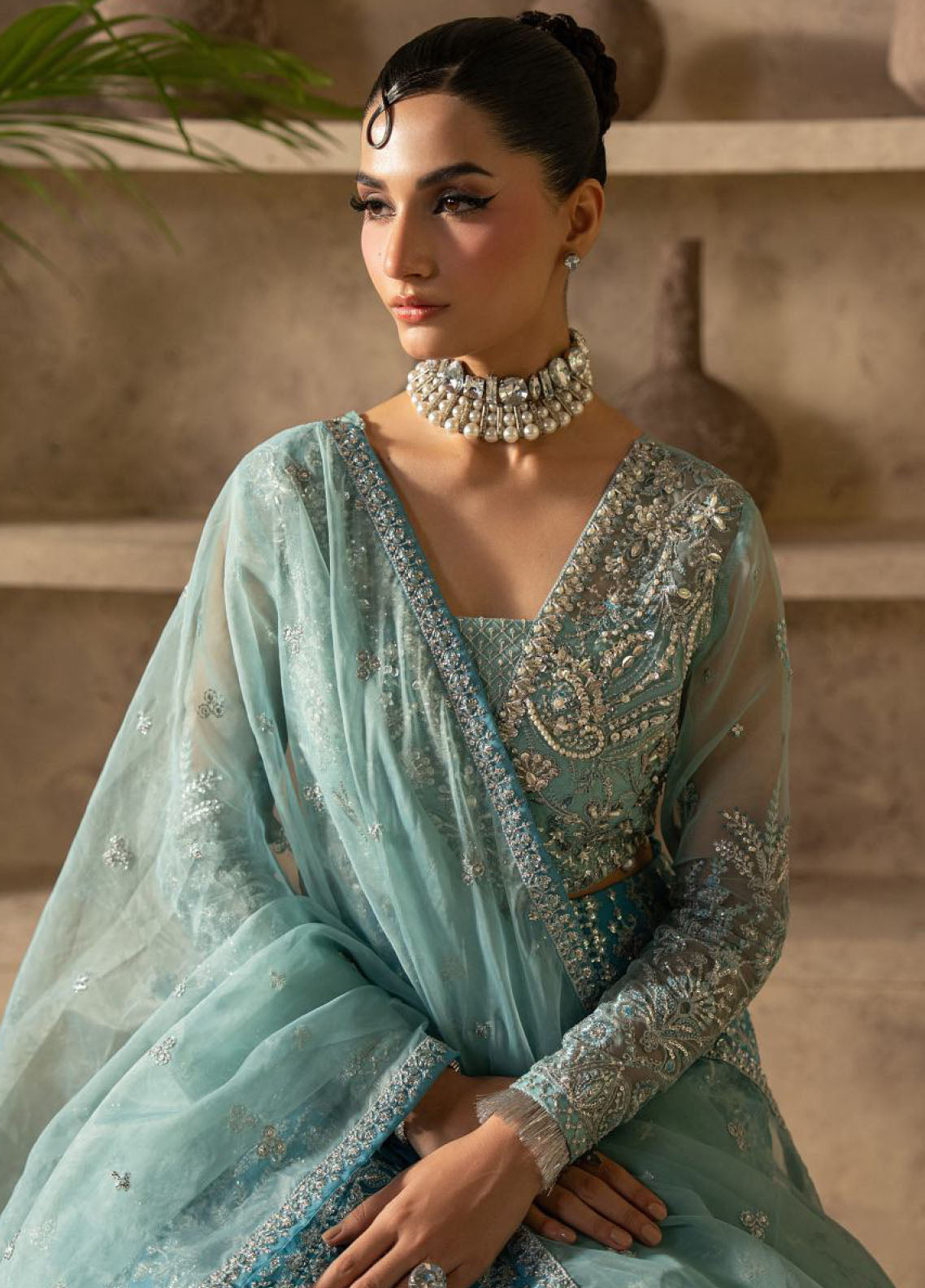 Azira By Gulaal Luxury Embroidered Organza 3 Piece Unstitched Suit GL25ALF D-LFU-01 ELARIA Azira By Gulaal Luxury Embroidered Organza 3 Piece Unstitched Suit GL25ALF D-LFU-01 ELARIA