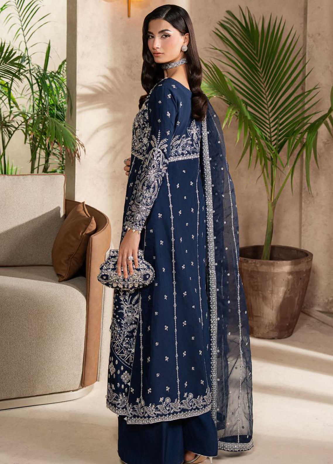 Azira By Gulaal Luxury Embroidered Organza 3 Piece Unstitched Suit GL25ALF D-LFU-04 NYSIRA Azira By Gulaal Luxury Embroidered Organza 3 Piece Unstitched Suit GL25ALF D-LFU-04 NYSIRA
