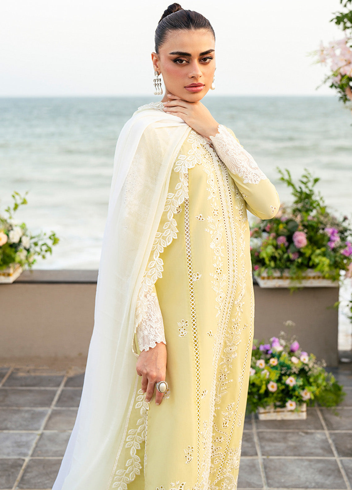 Azure Luxury Embroidered Lawn 3 Piece Unstitched Suit AZU25LL D-IMPERIAL SAFFRON Azure Luxury Embroidered Lawn 3 Piece Unstitched Suit AZU25LL D-IMPERIAL SAFFRON