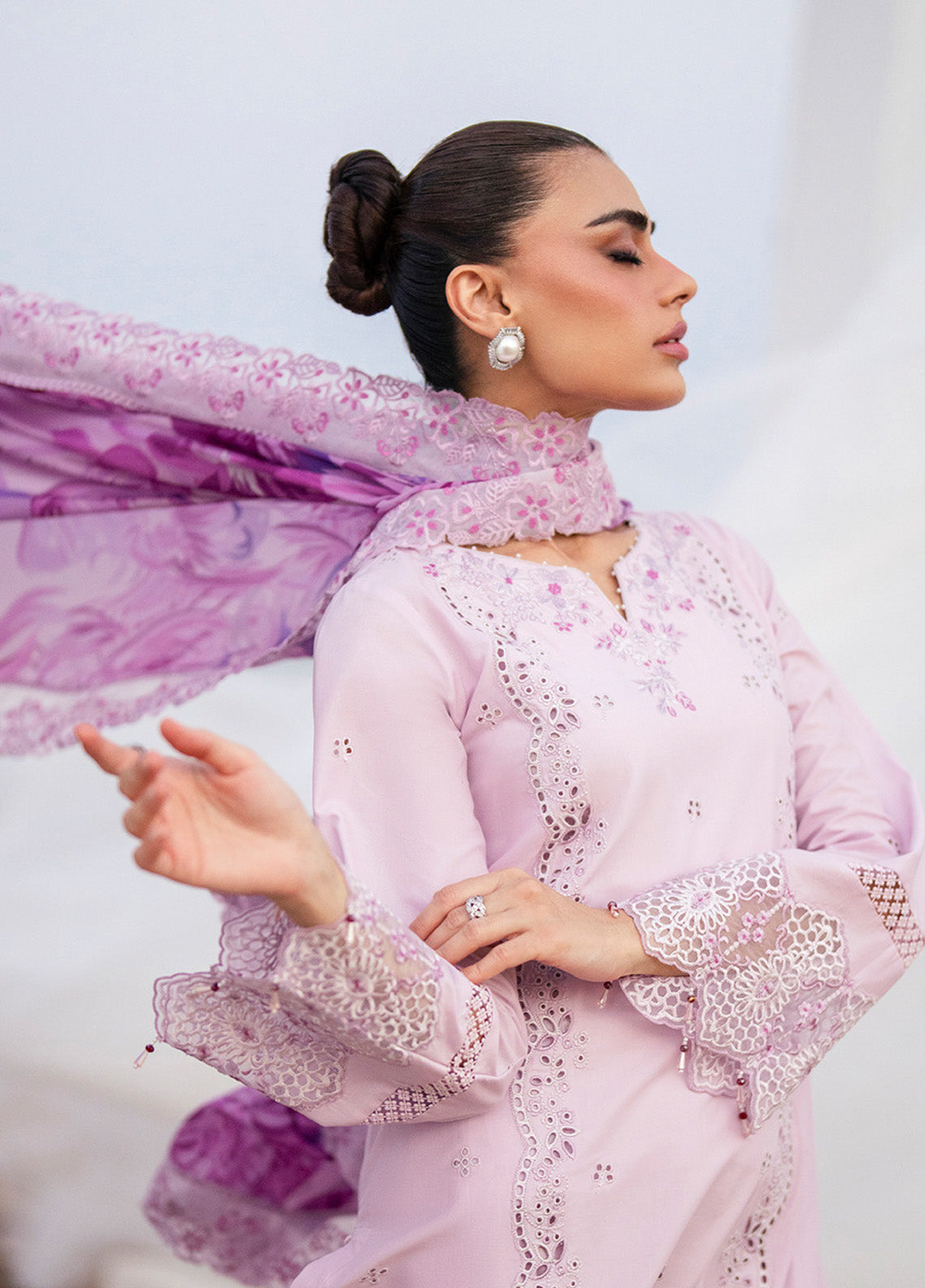 Azure Luxury Embroidered Lawn 3 Piece Unstitched Suit AZU25LL D-LILAC MAJESTY Azure Luxury Embroidered Lawn 3 Piece Unstitched Suit AZU25LL D-LILAC MAJESTY