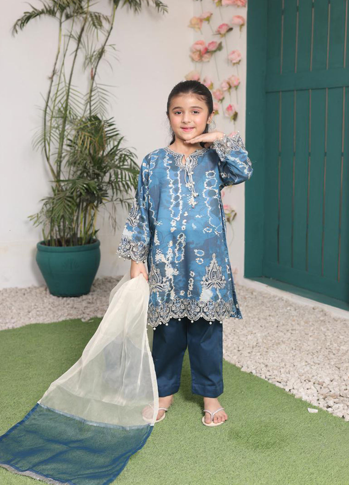 Bahar-E-Eid Shanzey Embroidered Lawn Cotton Stitched 3 Piece Suit For Girls S26BEL D-SHK-5202 Bahar-E-Eid Shanzey Embroidered Lawn Cotton Stitched 3 Piece Suit For Girls S26BEL D-SHK-5202