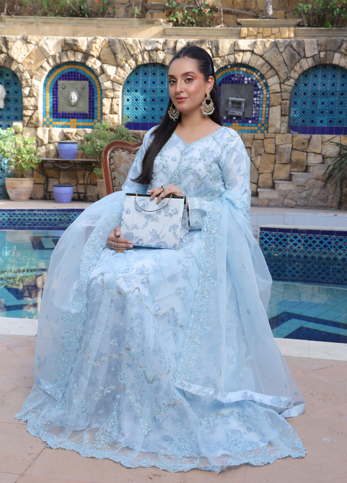 Ballerina By Schick Luxury Embroidered Organza 3 Piece Semi Stitched Suit SDH25BV2 ATHE-02 Ballerina By Schick Luxury Embroidered Organza 3 Piece Semi Stitched Suit SDH25BV2 ATHE-02