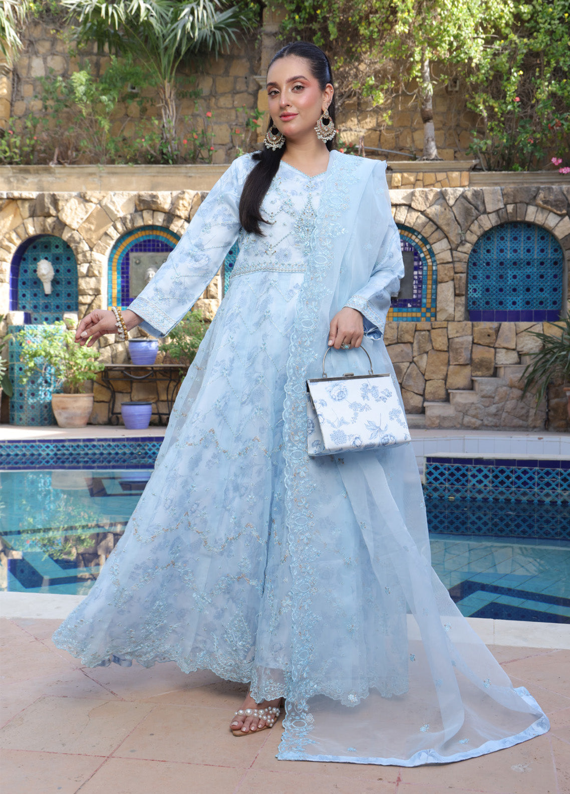 Ballerina By Schick Luxury Embroidered Organza 3 Piece Semi Stitched Suit SDH25BV2 ATHE-02 Ballerina By Schick Luxury Embroidered Organza 3 Piece Semi Stitched Suit SDH25BV2 ATHE-02