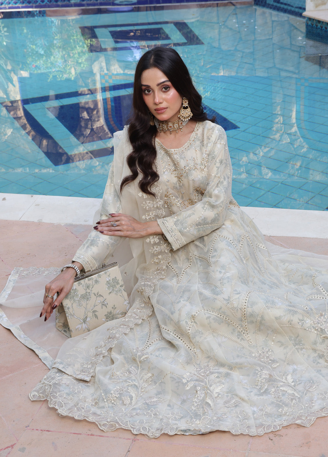 Ballerina By Schick Luxury Embroidered Organza 3 Piece Semi Stitched Suit SDH25BV2 ATHE-03 Ballerina By Schick Luxury Embroidered Organza 3 Piece Semi Stitched Suit SDH25BV2 ATHE-03