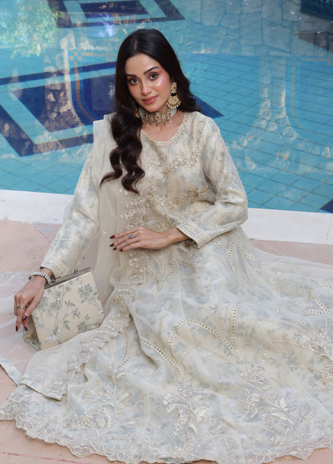 Ballerina By Schick Luxury Embroidered Organza 3 Piece Semi Stitched Suit SDH25BV2 ATHE-03 Ballerina By Schick Luxury Embroidered Organza 3 Piece Semi Stitched Suit SDH25BV2 ATHE-03