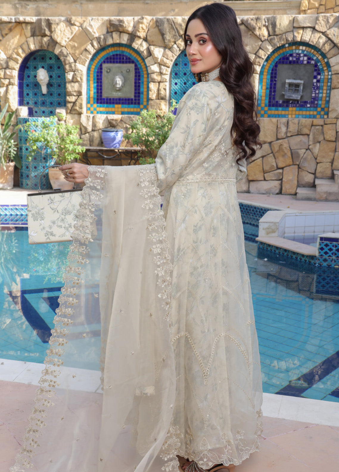 Ballerina By Schick Luxury Embroidered Organza 3 Piece Semi Stitched Suit SDH25BV2 ATHE-03 Ballerina By Schick Luxury Embroidered Organza 3 Piece Semi Stitched Suit SDH25BV2 ATHE-03