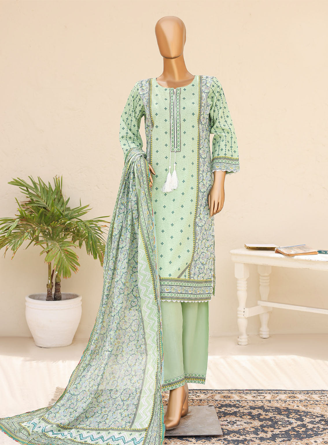 Bareera By MTF Digital Printed Mid Summer Lawn 3 Piece Unstitched Suit MTF24BV3 D-01 Bareera By MTF Digital Printed Mid Summer Lawn 3 Piece Unstitched Suit MTF24BV3 D-01