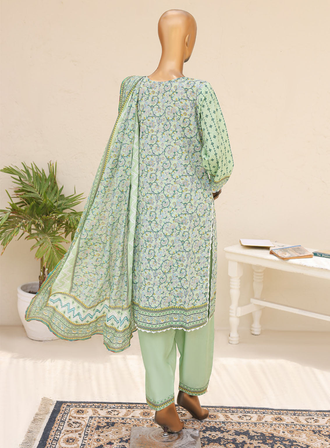 Bareera By MTF Digital Printed Mid Summer Lawn 3 Piece Unstitched Suit MTF24BV3 D-01 Bareera By MTF Digital Printed Mid Summer Lawn 3 Piece Unstitched Suit MTF24BV3 D-01