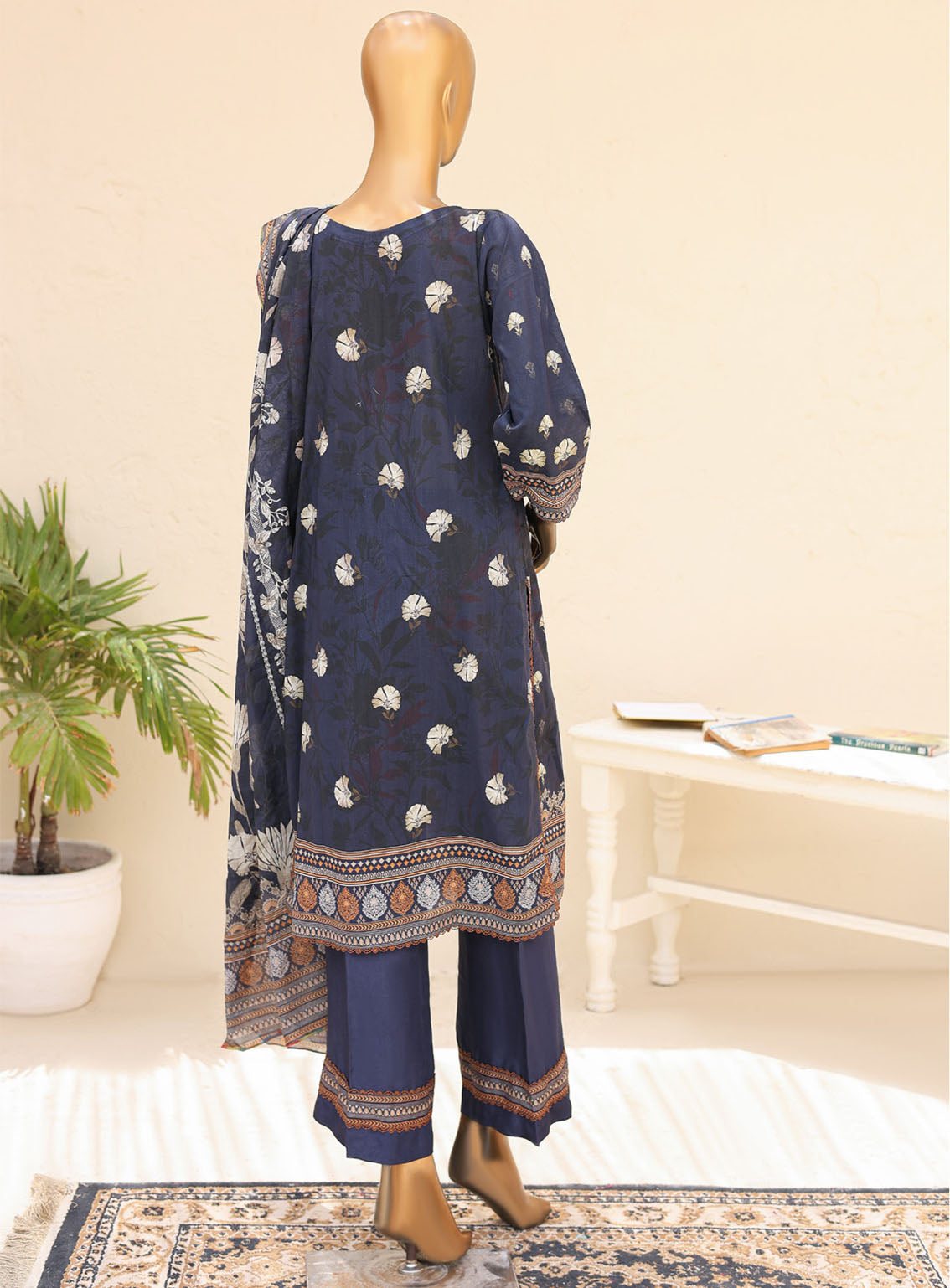 Bareera By MTF Digital Printed Mid Summer Lawn 3 Piece Unstitched Suit MTF24BV3 D-02 Bareera By MTF Digital Printed Mid Summer Lawn 3 Piece Unstitched Suit MTF24BV3 D-02