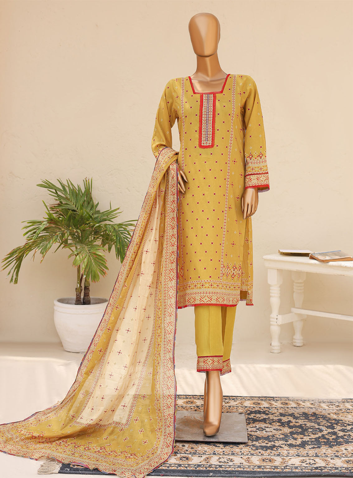 Bareera By MTF Digital Printed Mid Summer Lawn 3 Piece Unstitched Suit MTF24BV3 D-04 Bareera By MTF Digital Printed Mid Summer Lawn 3 Piece Unstitched Suit MTF24BV3 D-04