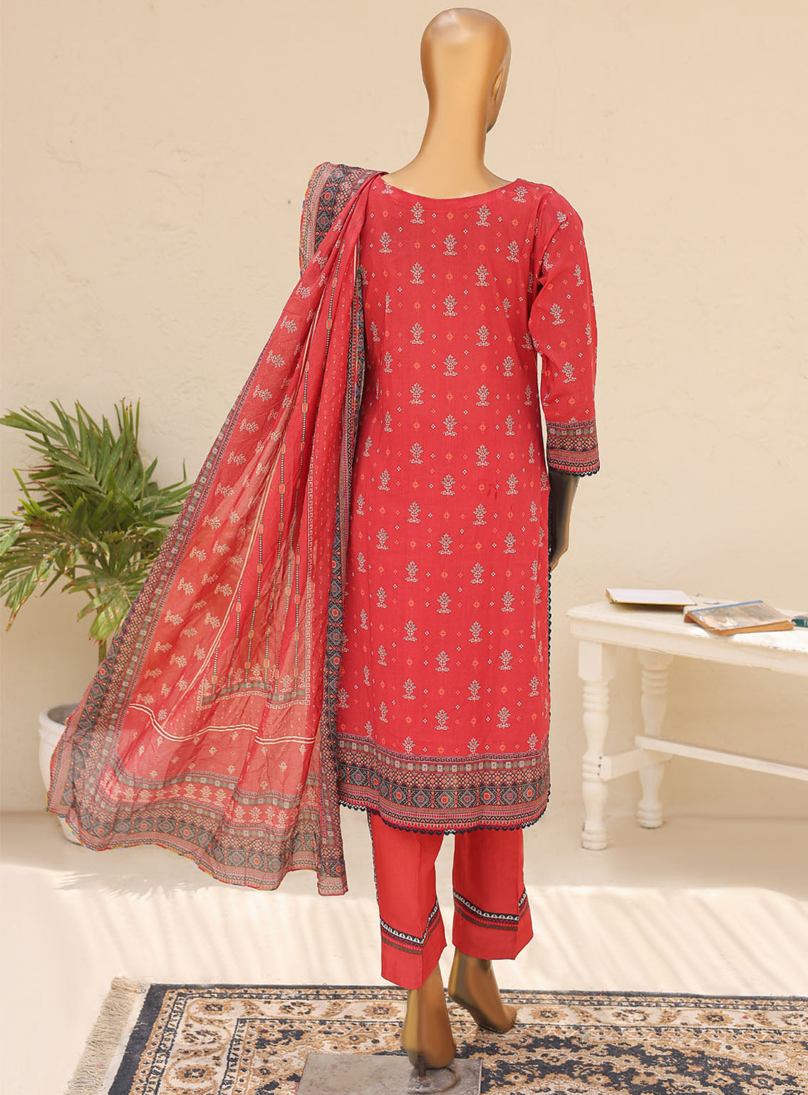 Bareera By MTF Digital Printed Mid Summer Lawn 3 Piece Unstitched Suit MTF24BV3 D-05 Bareera By MTF Digital Printed Mid Summer Lawn 3 Piece Unstitched Suit MTF24BV3 D-05