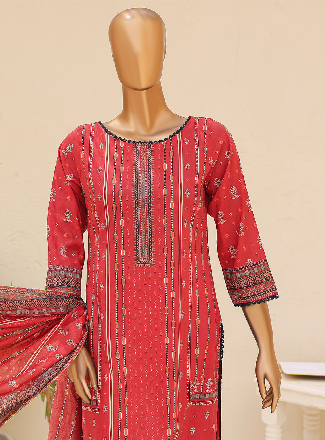 Bareera By MTF Digital Printed Mid Summer Lawn 3 Piece Unstitched Suit MTF24BV3 D-05 Bareera By MTF Digital Printed Mid Summer Lawn 3 Piece Unstitched Suit MTF24BV3 D-05