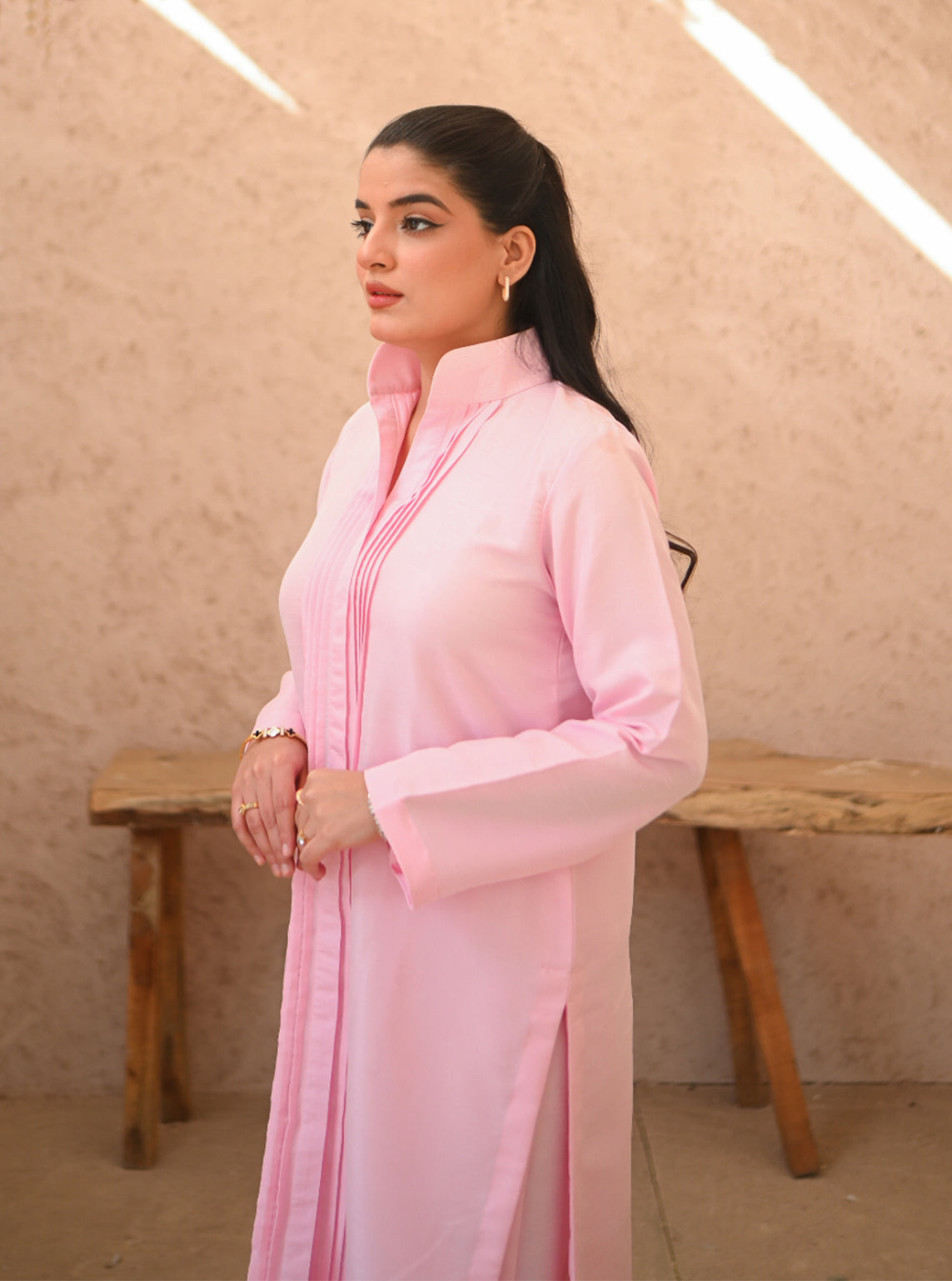 Basics By Zauk Plain Indian Raw Silk 2 Piece Stitched Suit ZK25SBD1 D-MISTY ROSE Basics By Zauk Plain Indian Raw Silk 2 Piece Stitched Suit ZK25SBD1 D-MISTY ROSE