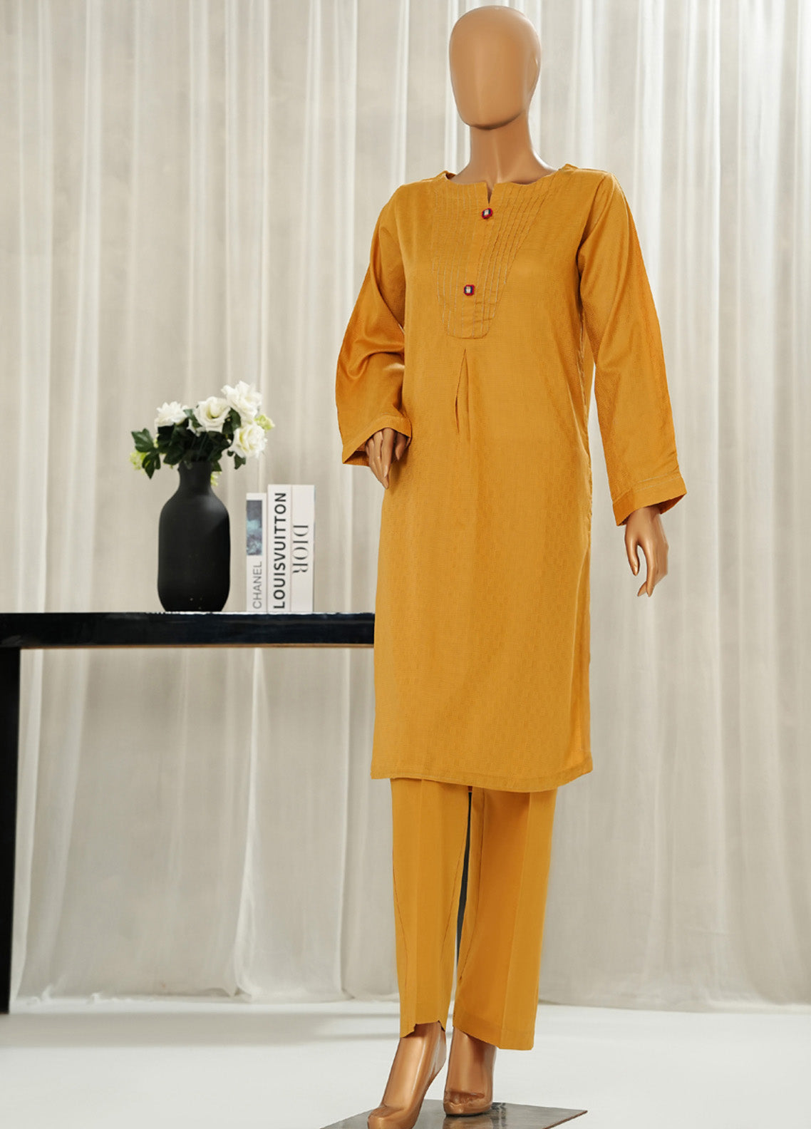 Basics Solids By HZ Textile Twinset Dobby Jacquard 2 Piece Stitched Suit HZ25BSV1 TS-02MT Basics Solids By HZ Textile Twinset Dobby Jacquard 2 Piece Stitched Suit HZ25BSV1 TS-02MT