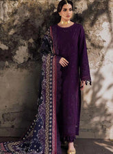 Bazaar By Nureh Embroidered Chikankari Khaddar 4 Piece Unstitched Suit NU24CW NE-115