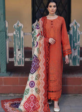 Bazaar By Nureh Embroidered Chikankari Khaddar 4 Piece Unstitched Suit NU24CW NE-116