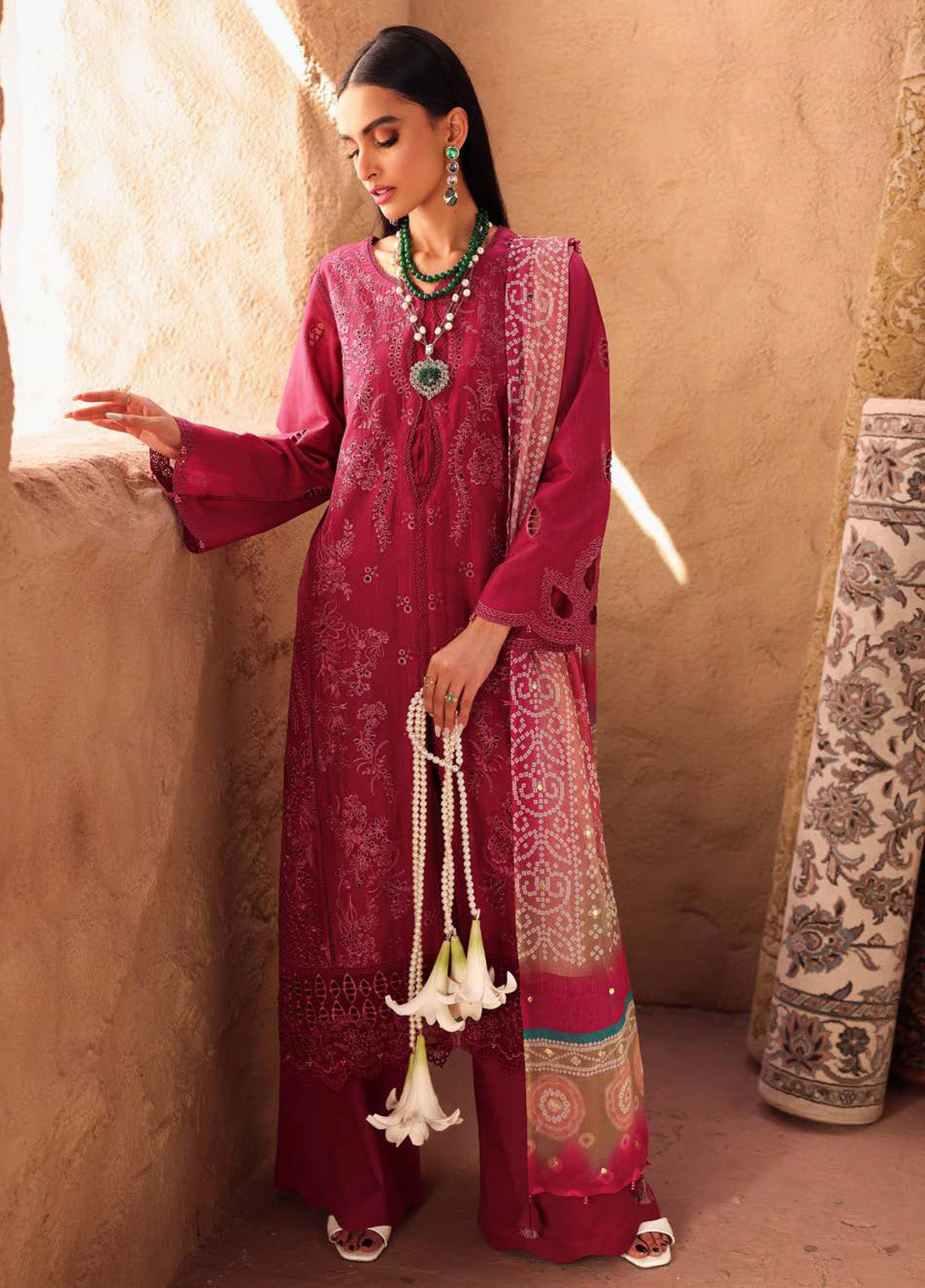 Bazaar By Nureh Embroidered Lawn 3 Piece Unstitched Suit NU25BCDL NE-158 Bazaar By Nureh Embroidered Lawn 3 Piece Unstitched Suit NU25BCDL NE-158