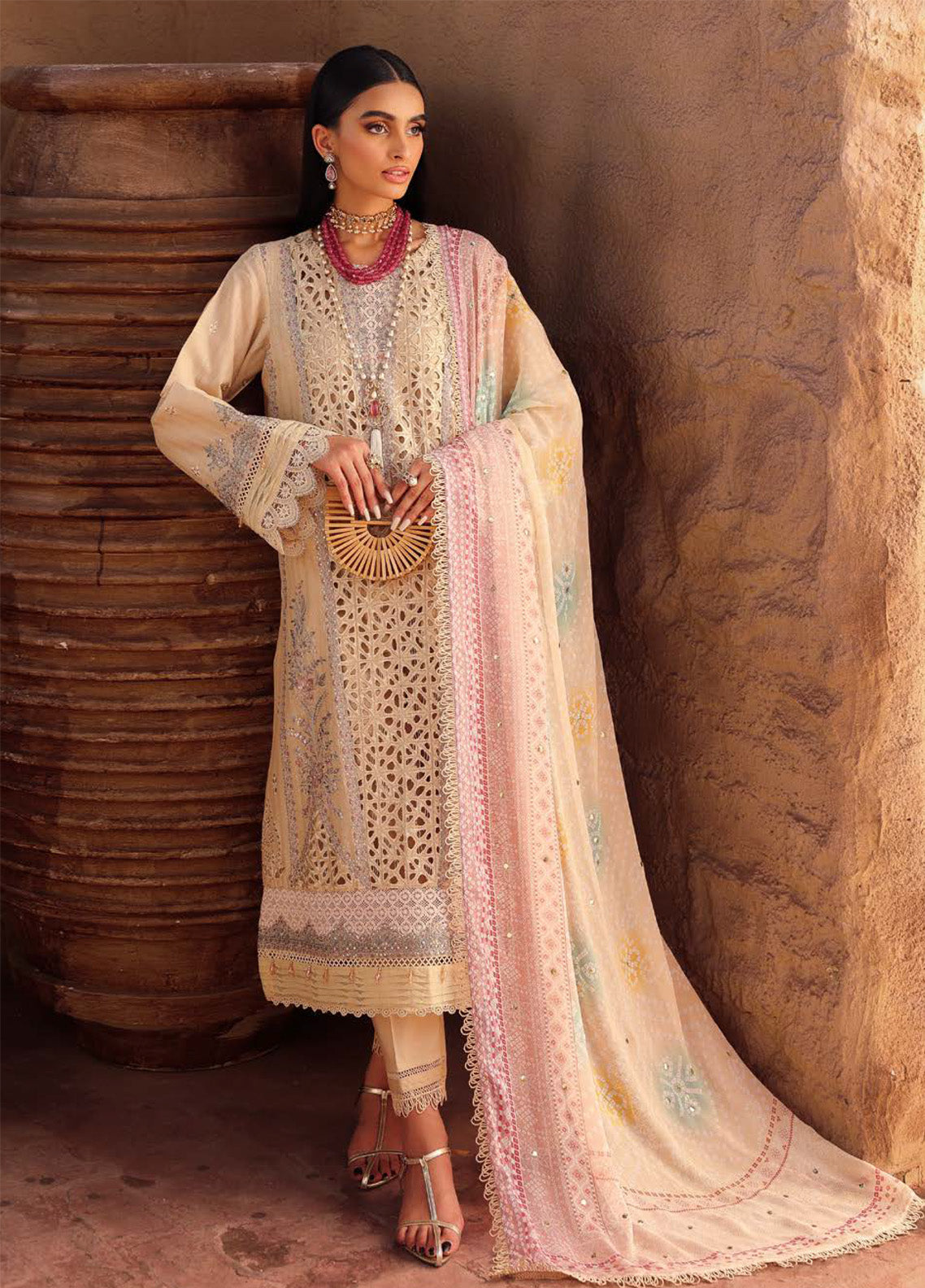 Bazaar By Nureh Embroidered Lawn 3 Piece Unstitched Suit NU25BCDL NE-159 Bazaar By Nureh Embroidered Lawn 3 Piece Unstitched Suit NU25BCDL NE-159