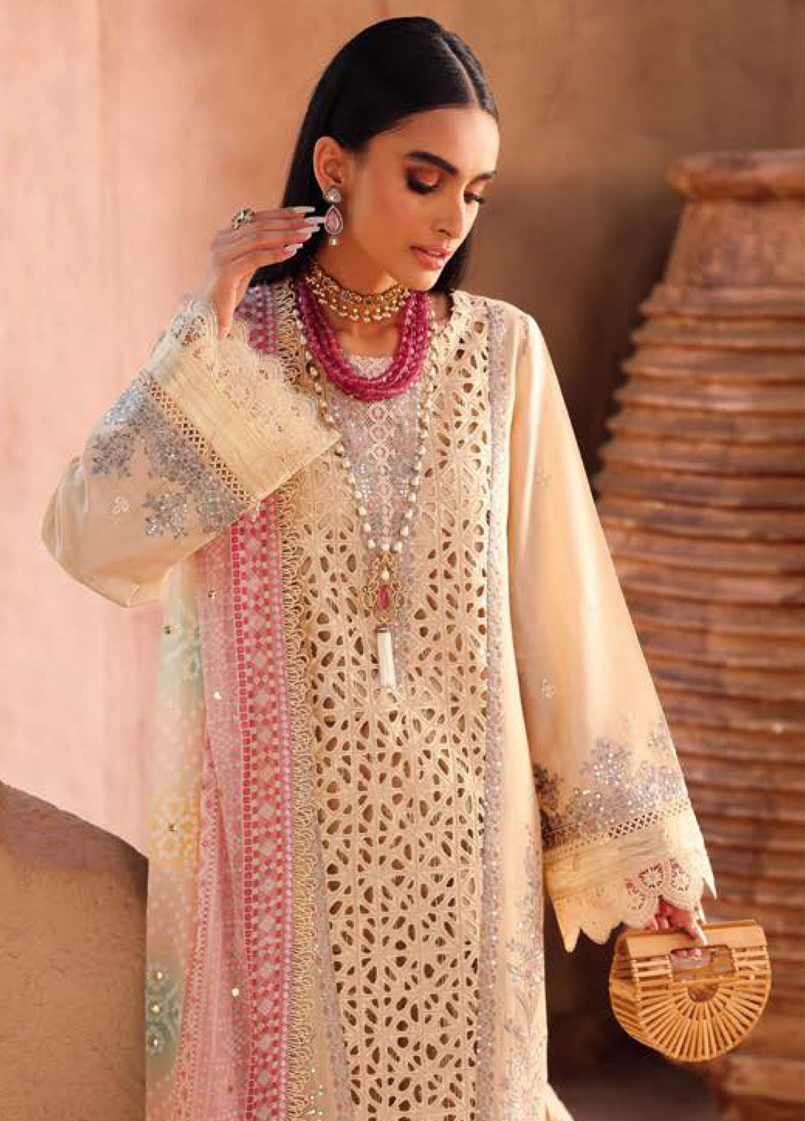 Bazaar By Nureh Embroidered Lawn 3 Piece Unstitched Suit NU25BCDL NE-159 Bazaar By Nureh Embroidered Lawn 3 Piece Unstitched Suit NU25BCDL NE-159