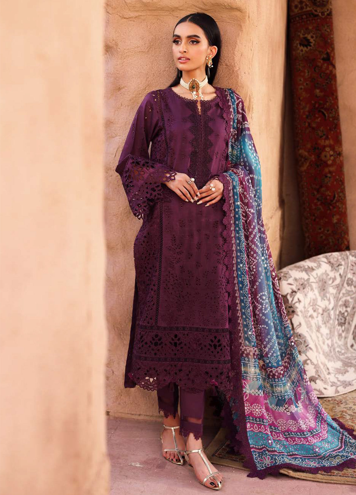 Bazaar By Nureh Embroidered Lawn 3 Piece Unstitched Suit NU25BCDL NE-161 Bazaar By Nureh Embroidered Lawn 3 Piece Unstitched Suit NU25BCDL NE-161
