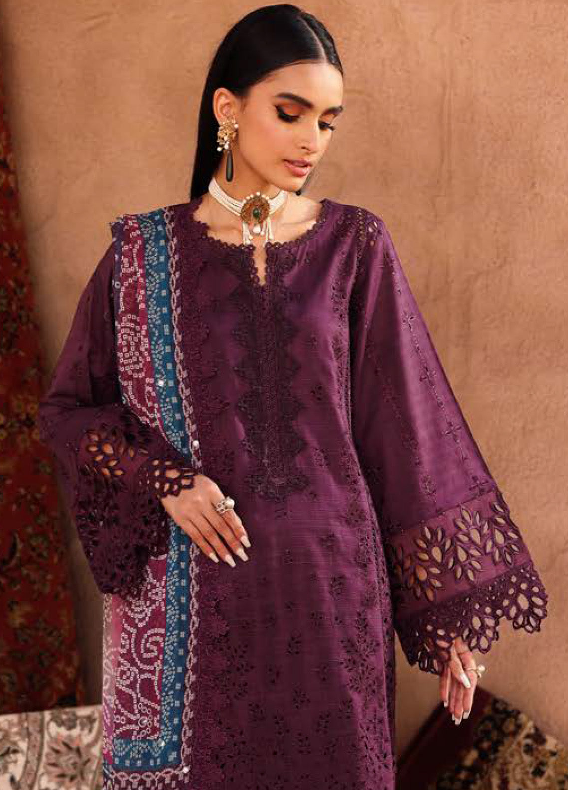 Bazaar By Nureh Embroidered Lawn 3 Piece Unstitched Suit NU25BCDL NE-161 Bazaar By Nureh Embroidered Lawn 3 Piece Unstitched Suit NU25BCDL NE-161