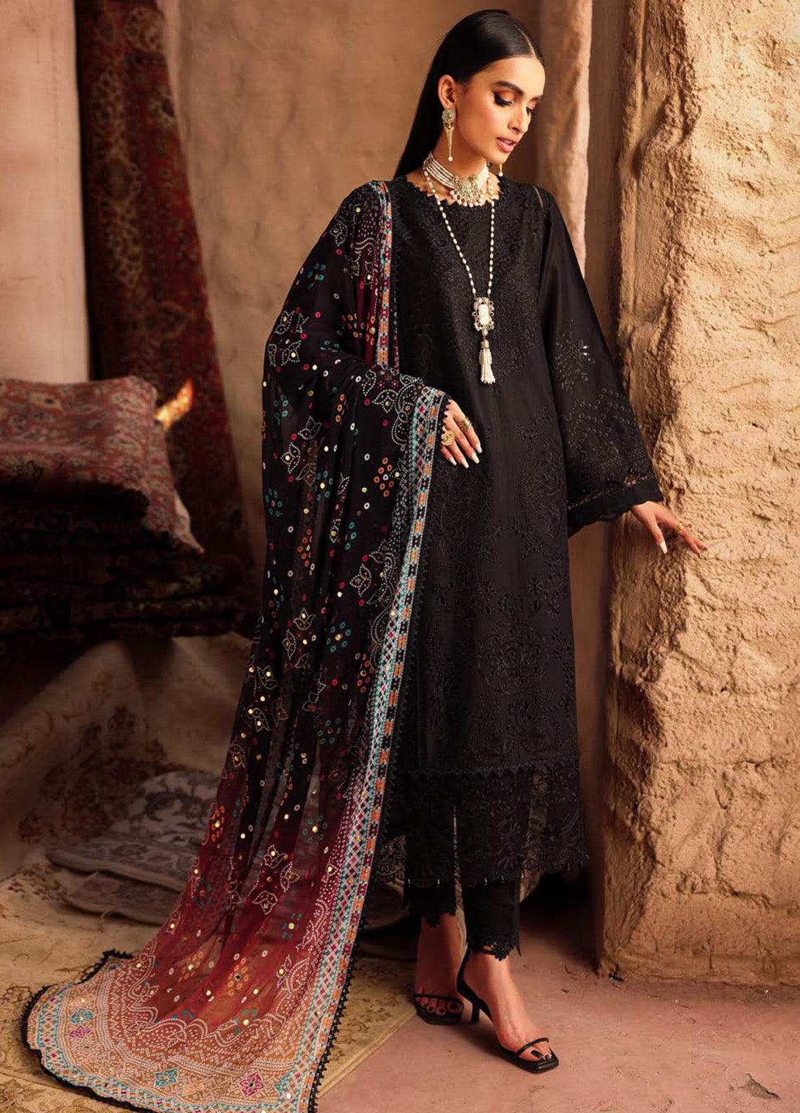 Bazaar By Nureh Embroidered Lawn 3 Piece Unstitched Suit NU25BCDL NE-162 Bazaar By Nureh Embroidered Lawn 3 Piece Unstitched Suit NU25BCDL NE-162