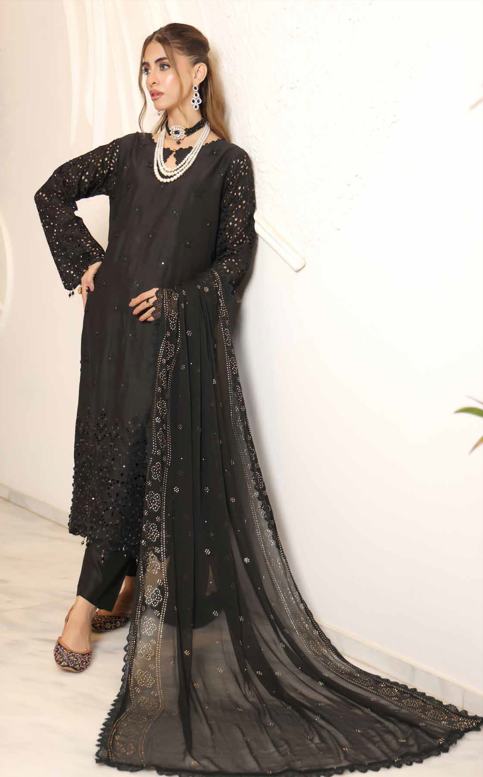 Bazaar By Schick Chikankari Viscose 3 Piece Unstitched Suit SDH24BMD D-03 Bazaar By Schick Chikankari Viscose 3 Piece Unstitched Suit SDH24BMD D-03