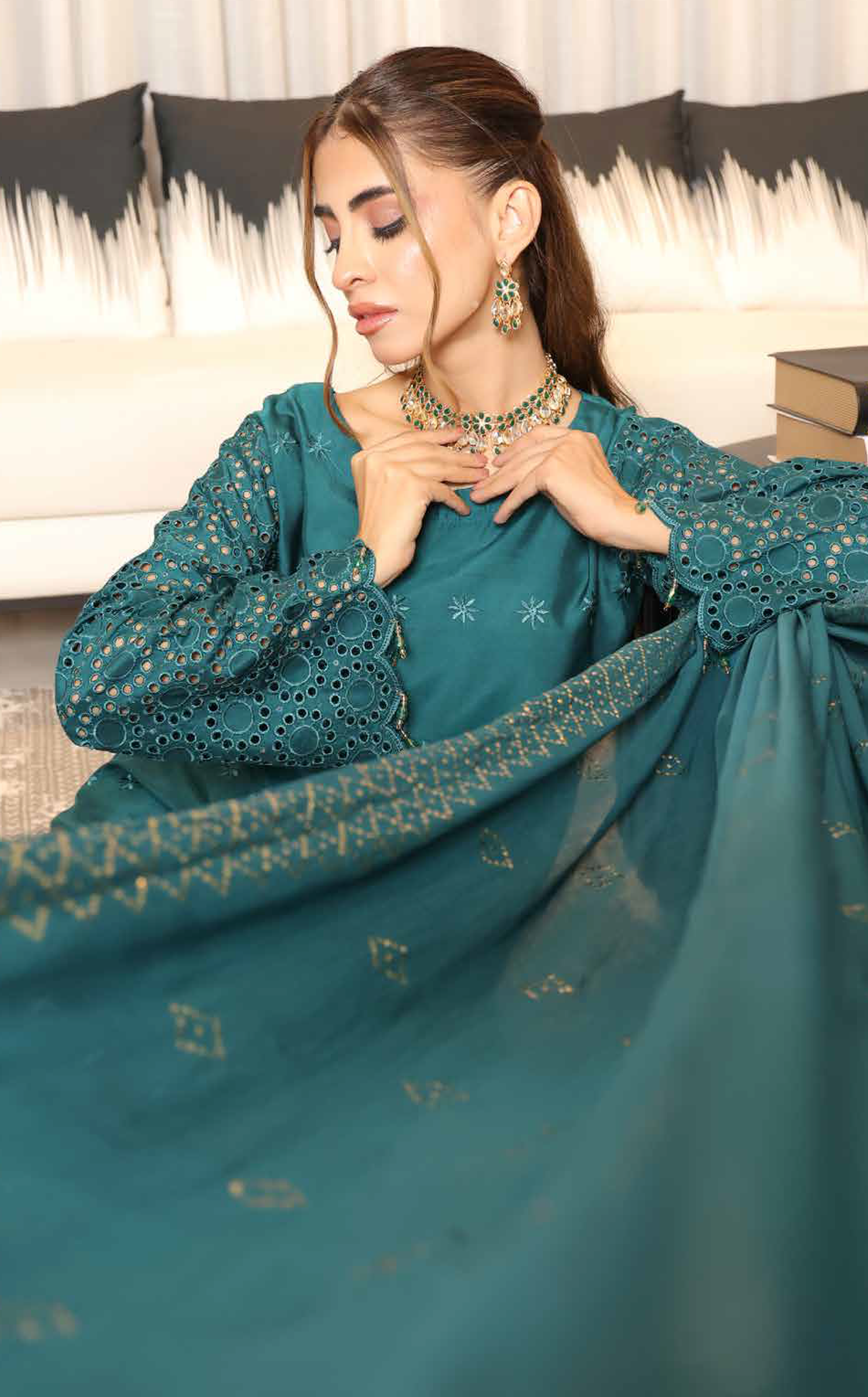 Bazaar By Schick Chikankari Viscose 3 Piece Unstitched Suit SDH24BMD D-05 Bazaar By Schick Chikankari Viscose 3 Piece Unstitched Suit SDH24BMD D-05