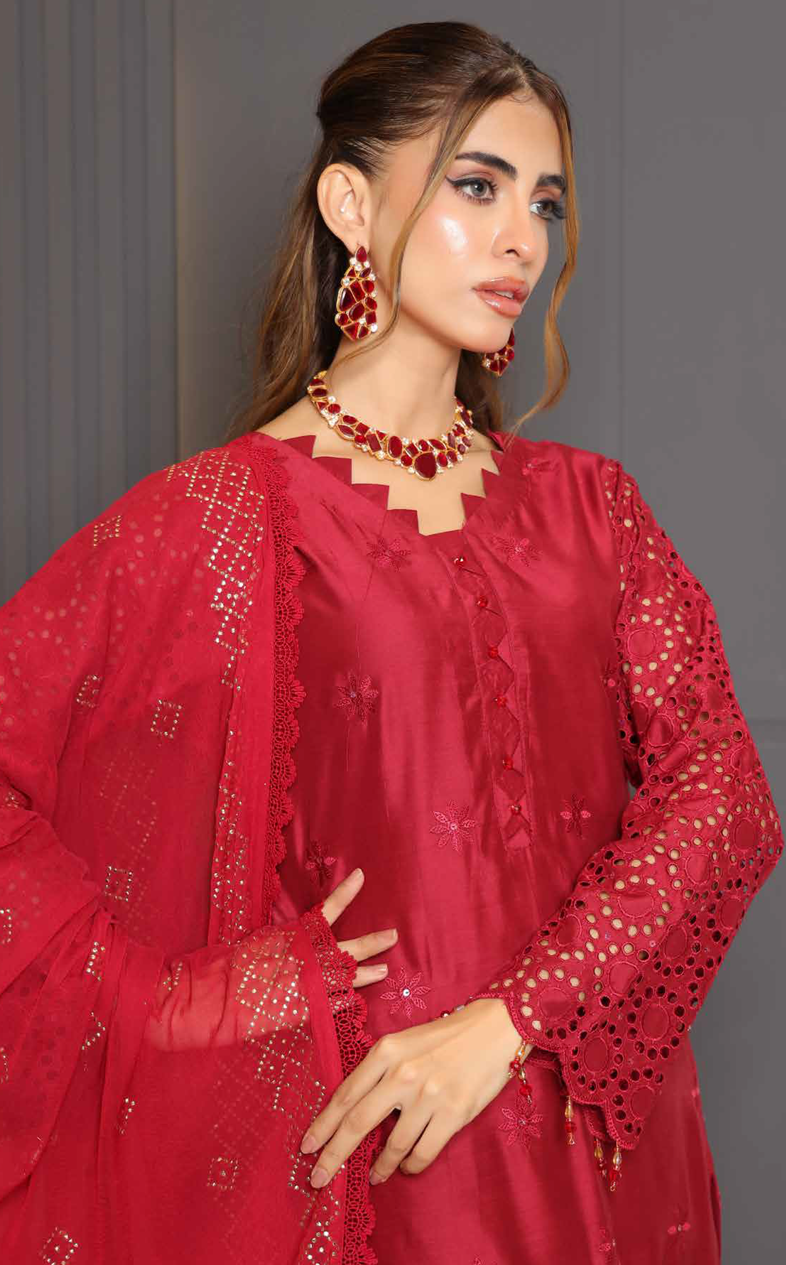 Bazaar By Schick Chikankari Viscose 3 Piece Unstitched Suit SDH24BMD D-06 Bazaar By Schick Chikankari Viscose 3 Piece Unstitched Suit SDH24BMD D-06