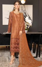 Bazaar By Schick Chikankari Viscose 3 Piece Unstitched Suit SDH24BMD D-08