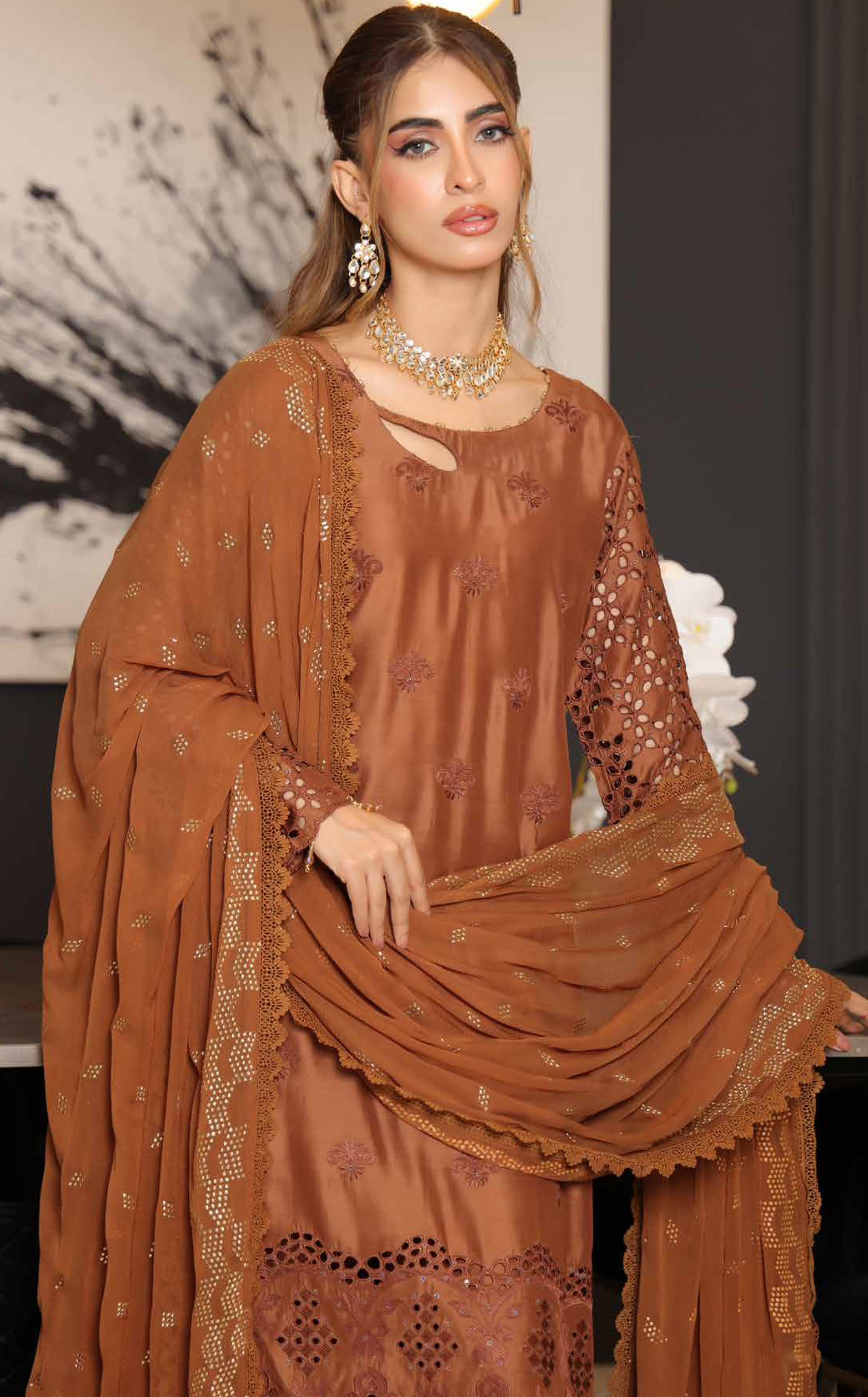 Bazaar By Schick Chikankari Viscose 3 Piece Unstitched Suit SDH24BMD D-08 Bazaar By Schick Chikankari Viscose 3 Piece Unstitched Suit SDH24BMD D-08