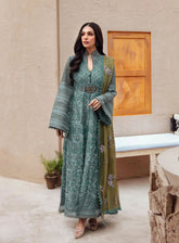 Best Of Flossie Luxury Embroidered Chiffon 3 Piece Unstitched Suit FS24LC D-409