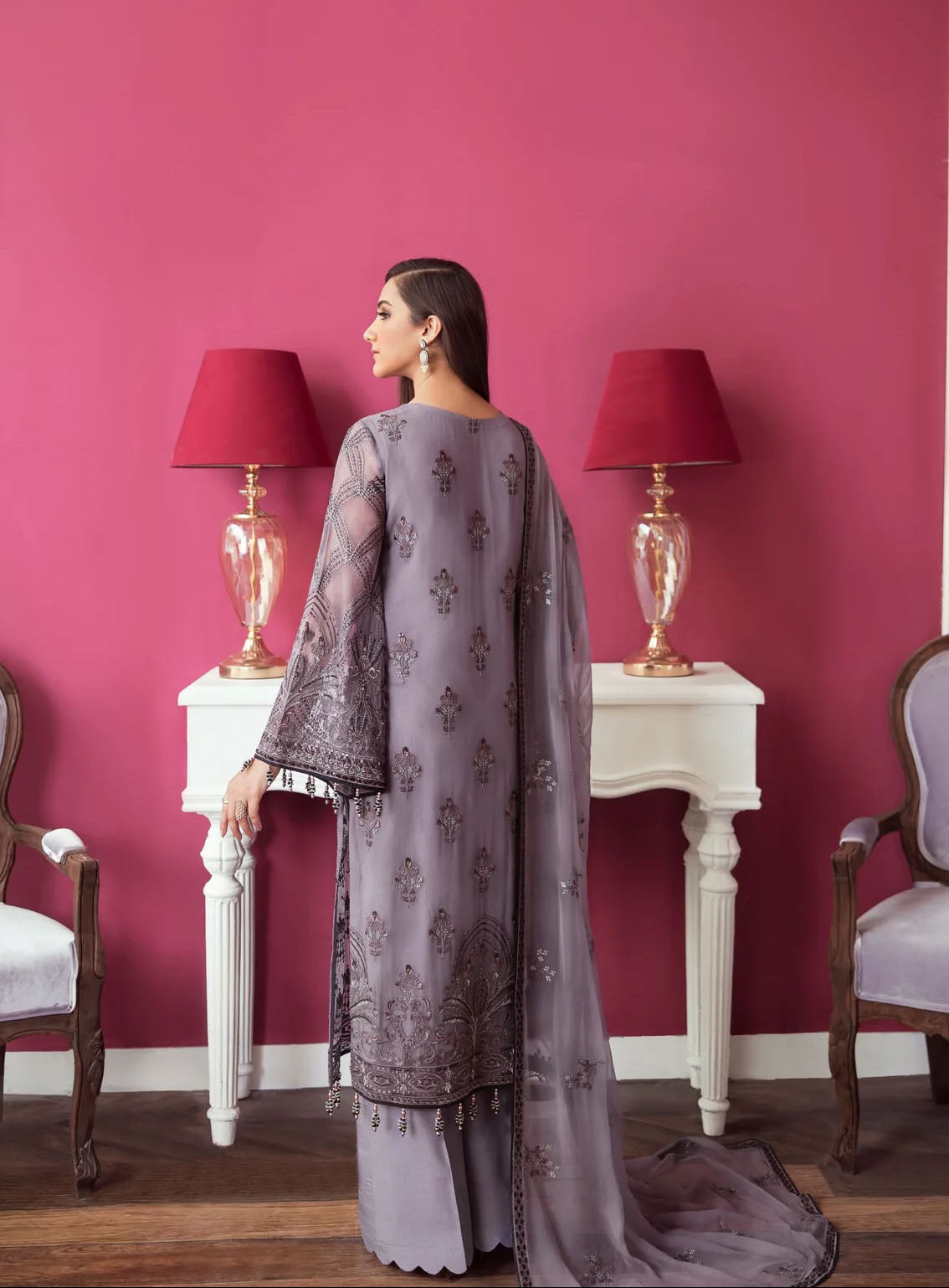Best Of Flossie Luxury Embroidered Chiffon 3 Piece Unstitched Suit FS24SLC D-902 Best Of Flossie Luxury Embroidered Chiffon 3 Piece Unstitched Suit FS24SLC D-902