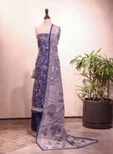 Bin Saeed Digital Printed Cotton 3 Piece Unstitched Suit BS25DPC D-064