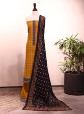 Bin Saeed Digital Printed Cotton 3 Piece Unstitched Suit BS25DPC D-163