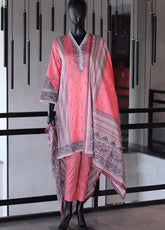 Bin Saeed Digital Printed Lawn 3 Piece Stitched Suit - BS24DPL D-09