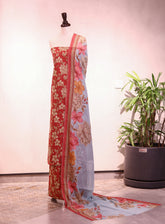 Bin Saeed Digital Printed Lawn 3 Piece Unstitched Suit BS26P D-ALL31