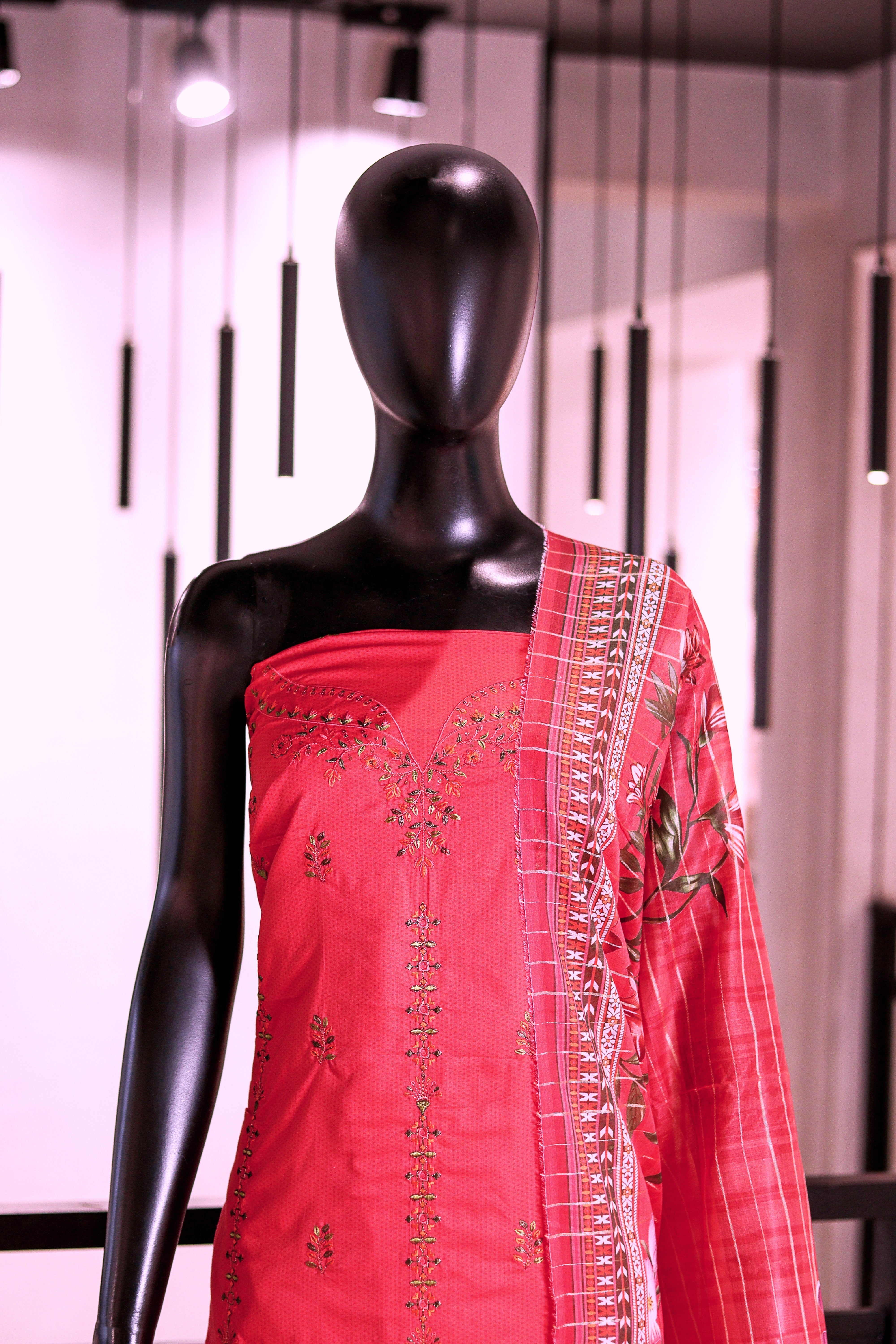 Bin Saeed Embroidered Cotton 3 Piece Unstitched Suit BS24EC D-93 Bin Saeed Embroidered Cotton 3 Piece Unstitched Suit BS24EC D-93