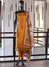 Bin Saeed Embroidered Cotton 3 Piece Unstitched Suit BS24EC D-99