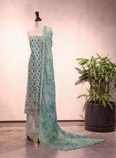 Bin Saeed Embroidered Lawn 3 Piece Unstitched Suit BS26EL D-26